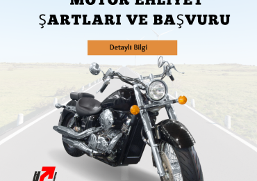 Motor Ehliyeti Şartları ve Başvuru Süreci